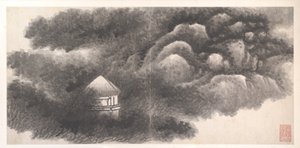 Krajiny dvanácti měsíců, asi 1685 (album dvanácti malířských listů; tuš na papíře) od Xian Gong