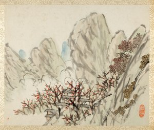 Album krajin a kaligrafie pro Liu Songfu