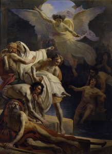 Léčení v jezírku Siloam, 1845 od Yakov Fyodorovich Kapkov