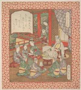 Tisk od Yashima Gakutei