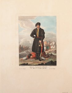 Záporožský kozácký důstojník, 1812 od Yegor Karneyev