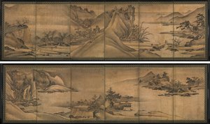 Krajina čtyř ročních období od Yi Sumun (Korean, b. c. 1404)