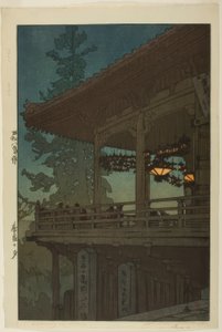 Večer v Naře, ze série "Kansai District" od Yoshida Hiroshi