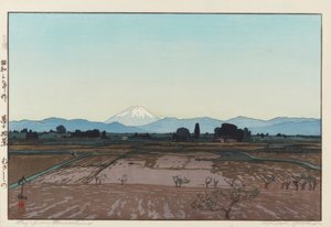 Fuji od Musashina od Yoshida Hiroshi