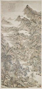 krajina po Huang gong od Yu Wang
