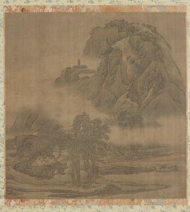 Piknik na břehu řeky, dynastie Qing, 18. století. od Yuan Jiang