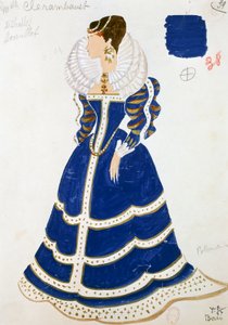 Polka, kostýmní skica Yves Bonnat