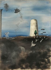 Smrt sledující jeho rodinu od Yves Tanguy