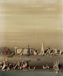 Zwischen Gras und Wind von Yves Tanguy