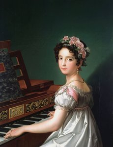 Manuela González Velázquez hraje na klavír