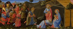 Klanění tří králů, c. 1433-1434 od Zanobi Strozzi