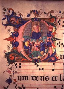 Misál 515 f.13v The Massacre of the Innocents, ze sborové knihy popravené před rokem 1449 (podrobnosti viz 88910-11)