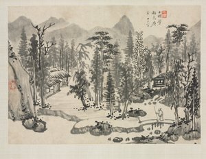 Album Krajina v různých stylech: Krajina po Wu Zhen