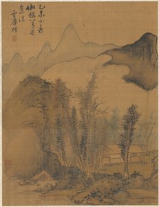 Krajina ve stylu Chao Yuan, 1775.
