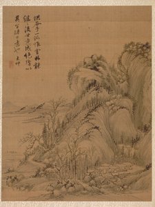 Krajina ve stylu Ching Hao, 1775.
