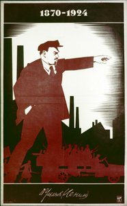 Plakát Rady připomínající B, já, Lenin by A, Strakhov od Frederick (attr. to) Barnard