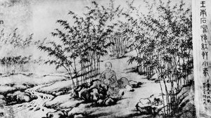 Obraz spisovatele 18. století Cao Xueqin (Tsao Hsueh-chin) od Frederick (attr. to) Barnard
