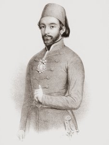 Abdulmejid I., 31. sultánská Osmanská říše. Portrét. od . .