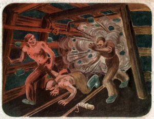 Nehoda v dole, cca 1950 od . .