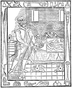 Alessandro Capo Bianco , italský vojenský inženýr od Ferdinand Georg Waldmuller