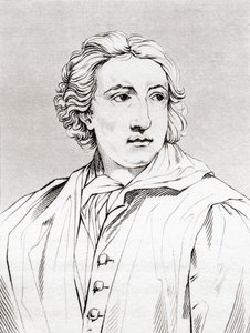 Anton Raphael Mengs (1728 – 1779), německý malíř, z „Historické galerie portrétů a maleb“, publikoval 1808 od Ferdinand Georg Waldmuller