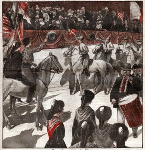 Arény v Nimes. Aréna Nimes. od Ferdinand Georg Waldmuller
