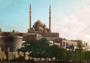 Káhira, citadela Saladin (Egypt). cca 1920 (foto) od . .