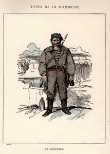 Pařížská komuna: kostým od UN POINTOR (34) v „“ Les Communeux od Frederick (attr. to) Barnard