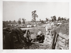 Konfederační opevnění před Atlantou, Georgia, USA od Ferdinand Georg Waldmuller