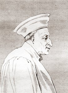 Còsimo di Giovanni degli Mèdici (1389 – 1464), první z politické dynastie Medici, z „Historické galerie portrétů a maleb“, vydané v roce 1808 od Ferdinand Georg Waldmuller