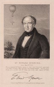 Edward Spencer , anglický právník a aeronaut od Frederick (attr. to) Barnard