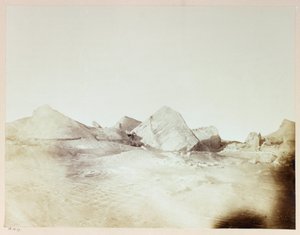 Arktická expedice (1875-1876) kapitána George Narese (1831-1915): Floebergs, poblíž pláže Floeberg od Frederick (attr. to) Barnard