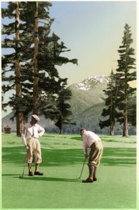 Golf ve Svatém Mořici, cca 1930 od . .