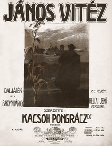 Janos Vitez, opereta maďarského skladatele Kacsoha Pongracze. 1904 (ilustrace) od . .