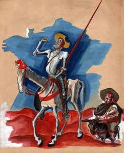 Leon Blum Don Quijote z Francouzské republiky, cca 1936 od . .