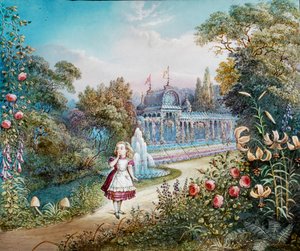 Alenka v říši divů - Alenka v říši divů, kouzelná lucerna od Frederick (attr. to) Barnard