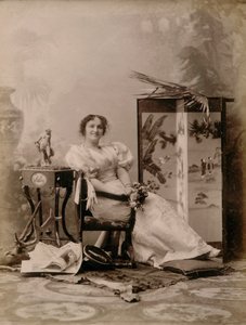 Lyrická herečka - divadelní herečka od Henry Charles Fehr