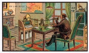 Záznam pošty na gramofon, kolem roku 1910 od . .