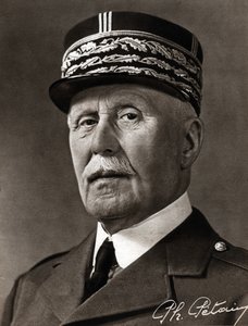 maršál Philippe Petain. Marshall Philippe Petain. od Ferdinand Georg Waldmuller