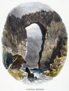 přírodní mosty od Frederick (attr. to) Barnard