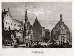 Norimberk, cca 1830 (rytina) od . .