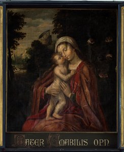 Farní kostel (Eglise Saint-Quentin). Triptych. od . .