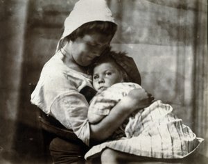 Portrét matky a její dcery, cca 1900-1905 od Frederick (attr. to) Barnard