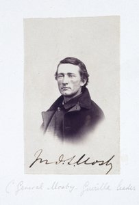 Portrét generála Mosbyho, konfederačního guerillového vůdce, c 1863 od Frederick (attr. to) Barnard