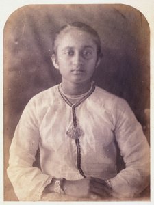 Portrét mladé ženy, Cejlon, c 1875 od Ferdinand Georg Waldmuller