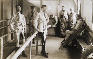 Vojáci protetiky s umělýma nohama, c 1915-1918 od Ferdinand Georg Waldmuller