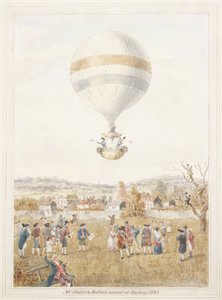 Sadlerův balonový výstup z Hackney od Frederick (attr. to) Barnard