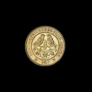 South African Quarter Penny Coin (Farthing) 1936 (foto) od Hippolyte Lalaise Devéria