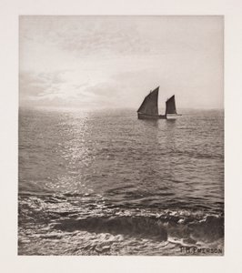 „Sunrise at Sea“ (liver de soleil en mer) od Frederick (attr. to) Barnard