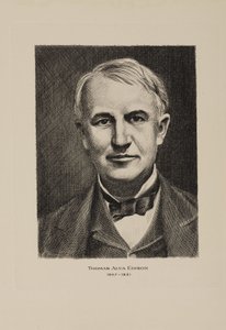 Thomas Alva Edison, americký vynálezce, počátek 20. století od Frederick (attr. to) Barnard